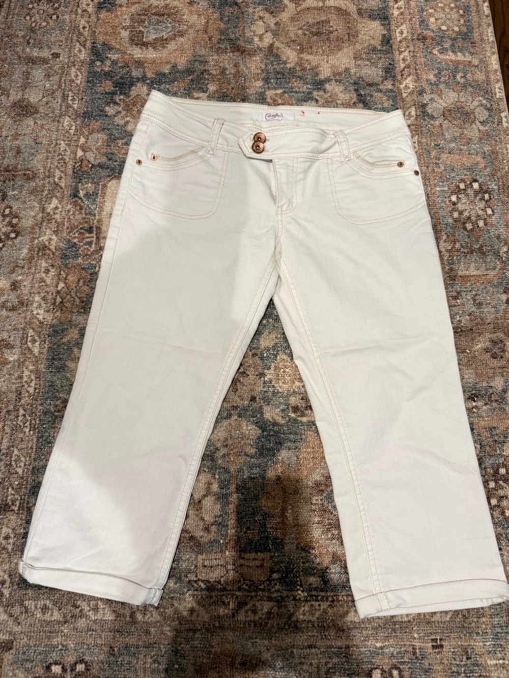 Candie’s White Women’s Capri Jeans junior 11